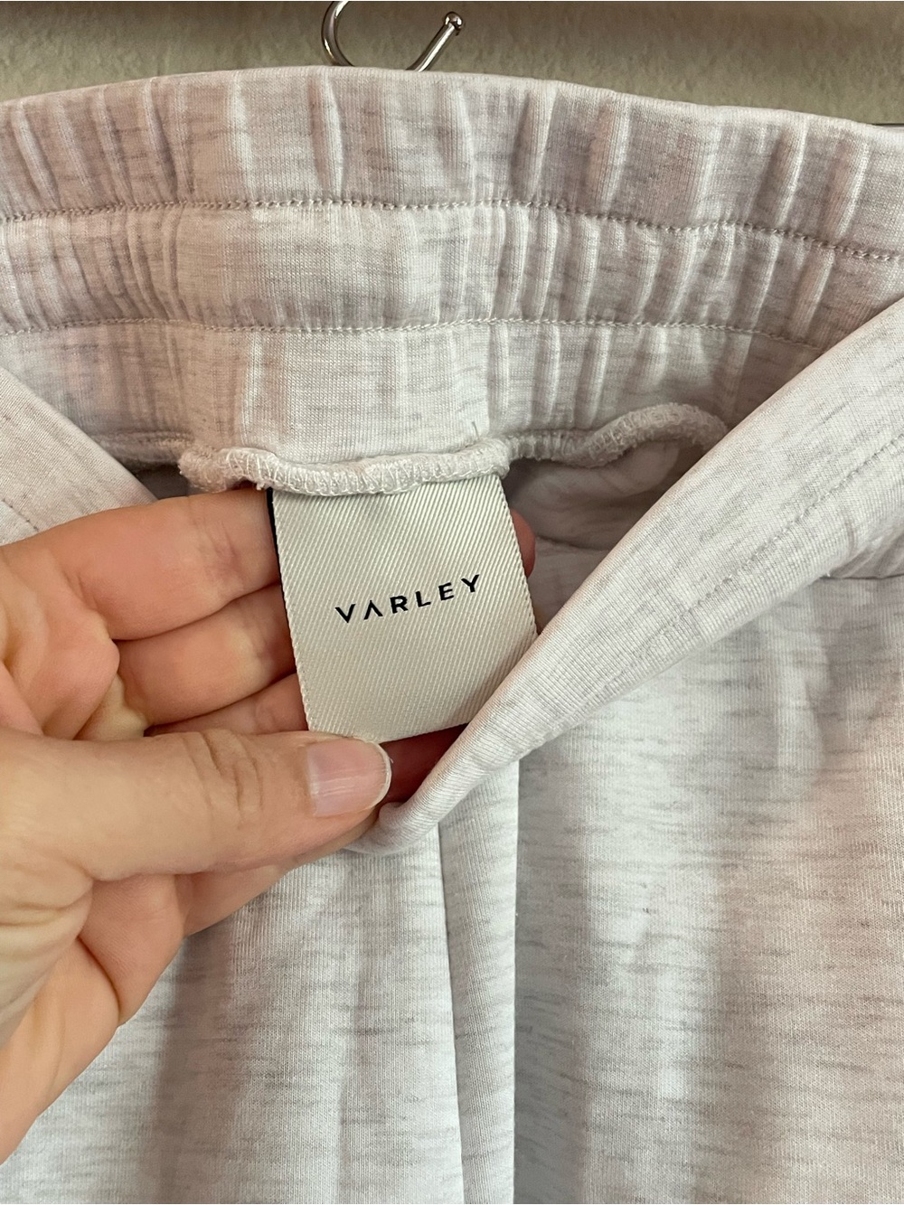 Varley Ivory Marl The Relaxed Pull On Pants Size Large - Picture 5 of 16